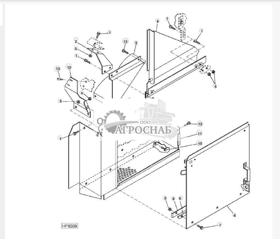 Left Side Shield Assembly 